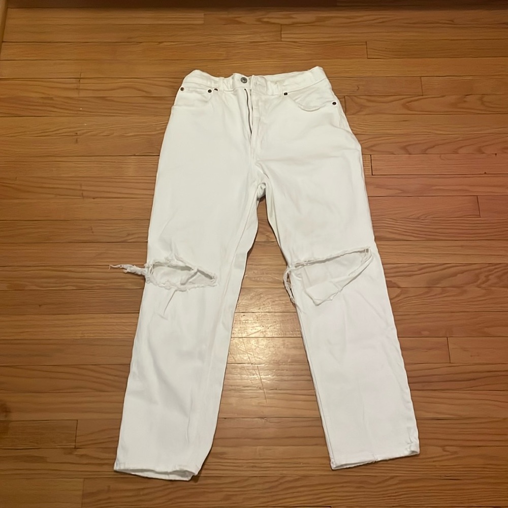 Abercrombie and Fitch, 90s straight ultra, high-rise jeans